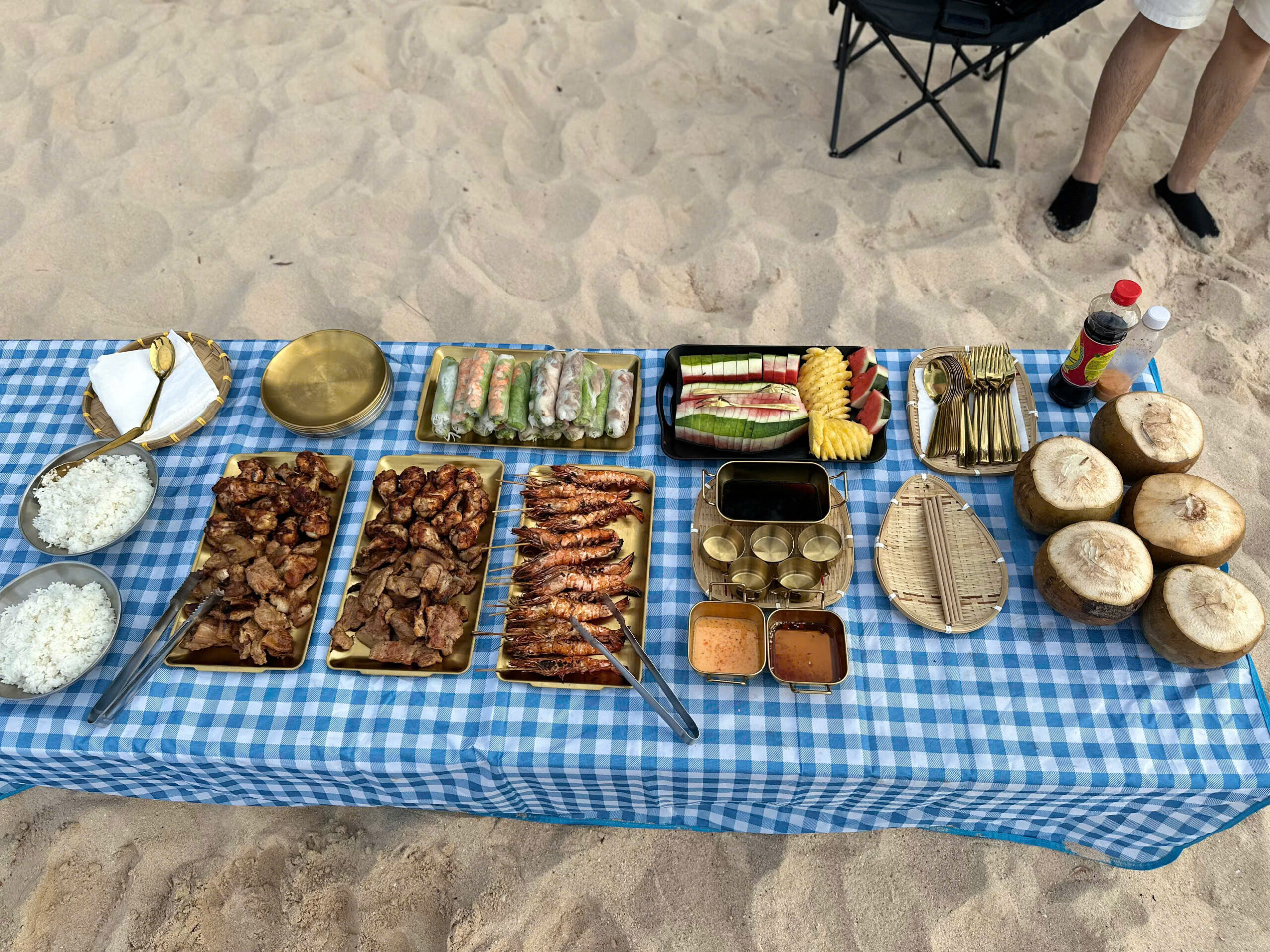 Beachfront Lunch